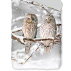 bettwaesche bettgarnitur eule schnee vogel