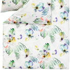 bettwaesche floral blueten bunt mako satin