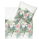bettwaesche bettgarnitur farne blaetter blueten