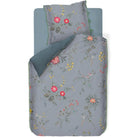 bettgarnitur bettwaesche blumen fruechte blau