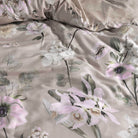 bettwaesche noe wendedesign gebluemt beige