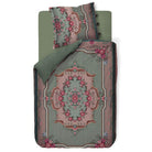bettgarnitur bettwaesche floral rosetten gestreift 