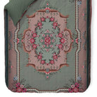 bettgarnitur bettwaesche floral rosetten gestreift 