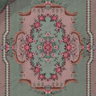 bettgarnitur bettwaesche floral rosetten gestreift 