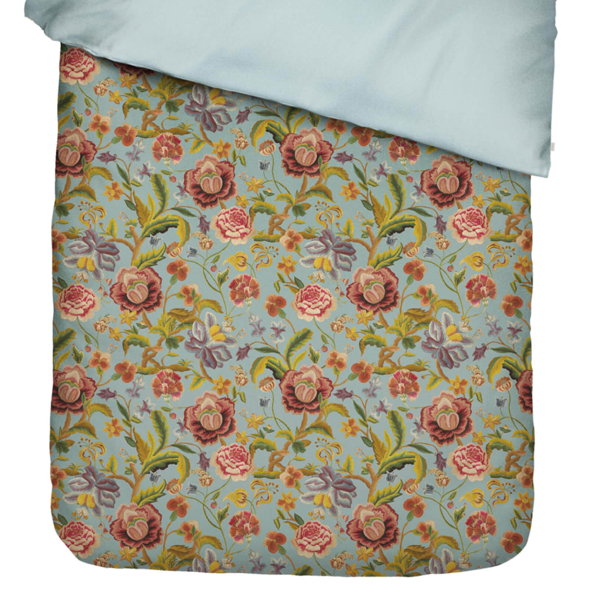 bettwaesche roselina wendedesign gebluemt blau