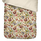 bettwaesche roselina wendedesign gebluemt creme