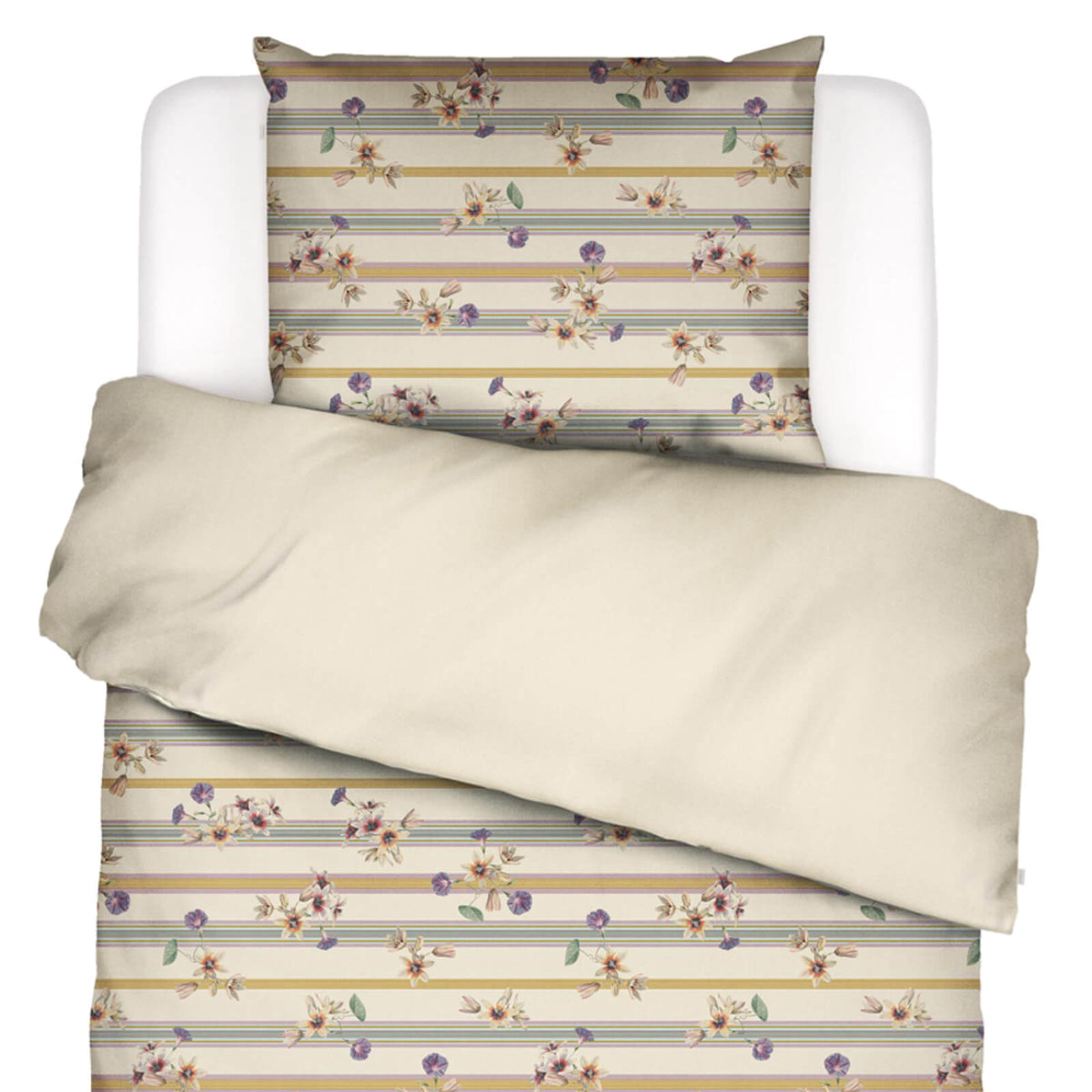 bettwaesche amare wendedesign blumen gestreift