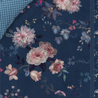 bettgarnitur bettwaesche blumen blau tokyo bouquet