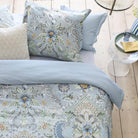 bettgarnitur bettwaesche gebluemt ornamente gestreift perkal
