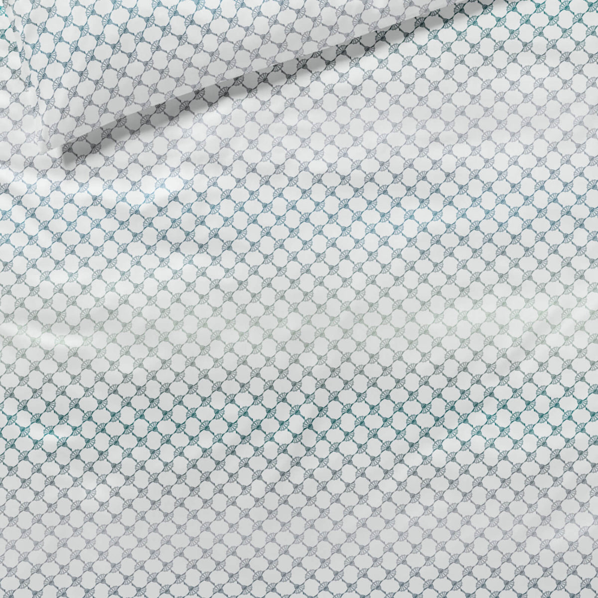 bettwaesche cornflower musterung blau mako satin