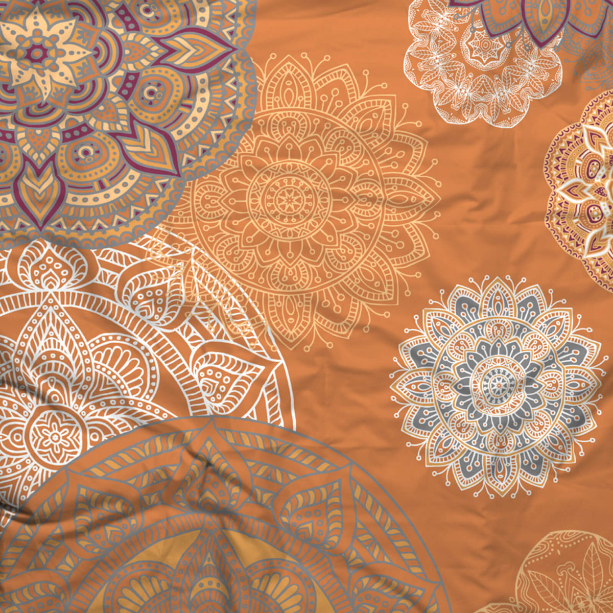 casatex bettwaesche eivissa mango silber biber mandala orientalische muster 