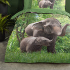 bettwaesche bettgarnitur tiere elefanten tiermotiv wende