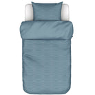 bettwaesche elvor struktur zweiseitig blau baumwolle jersey