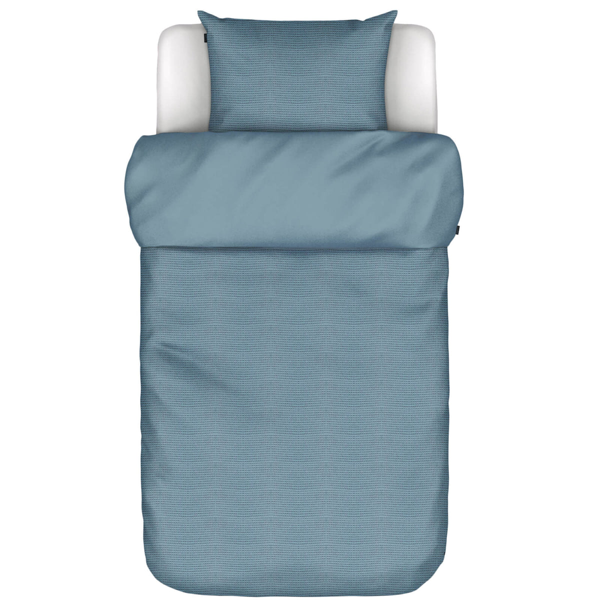 bettwaesche elvor struktur zweiseitig blau baumwolle jersey