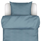 bettwaesche elvor struktur zweiseitig blau baumwolle jersey