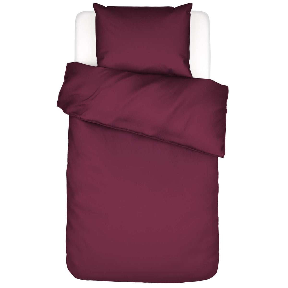 bettwaesche guy essenza uni einfarbig cherry