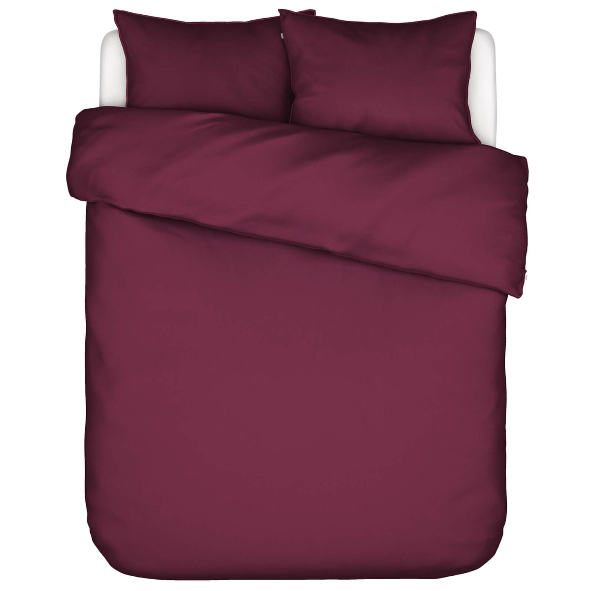 bettwaesche guy essenza uni einfarbig cherry