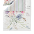 bettbezug kissenbezug floral blaetter wendeoptik gestreift