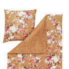 bettbezug kissenbezug herbst blumen blaetter