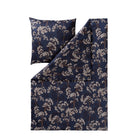 bettbezug kissenbezug floral blueten blau