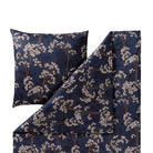 bettbezug kissenbezug floral blueten blau