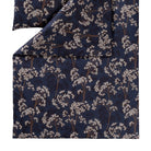 bettbezug kissenbezug floral blueten blau