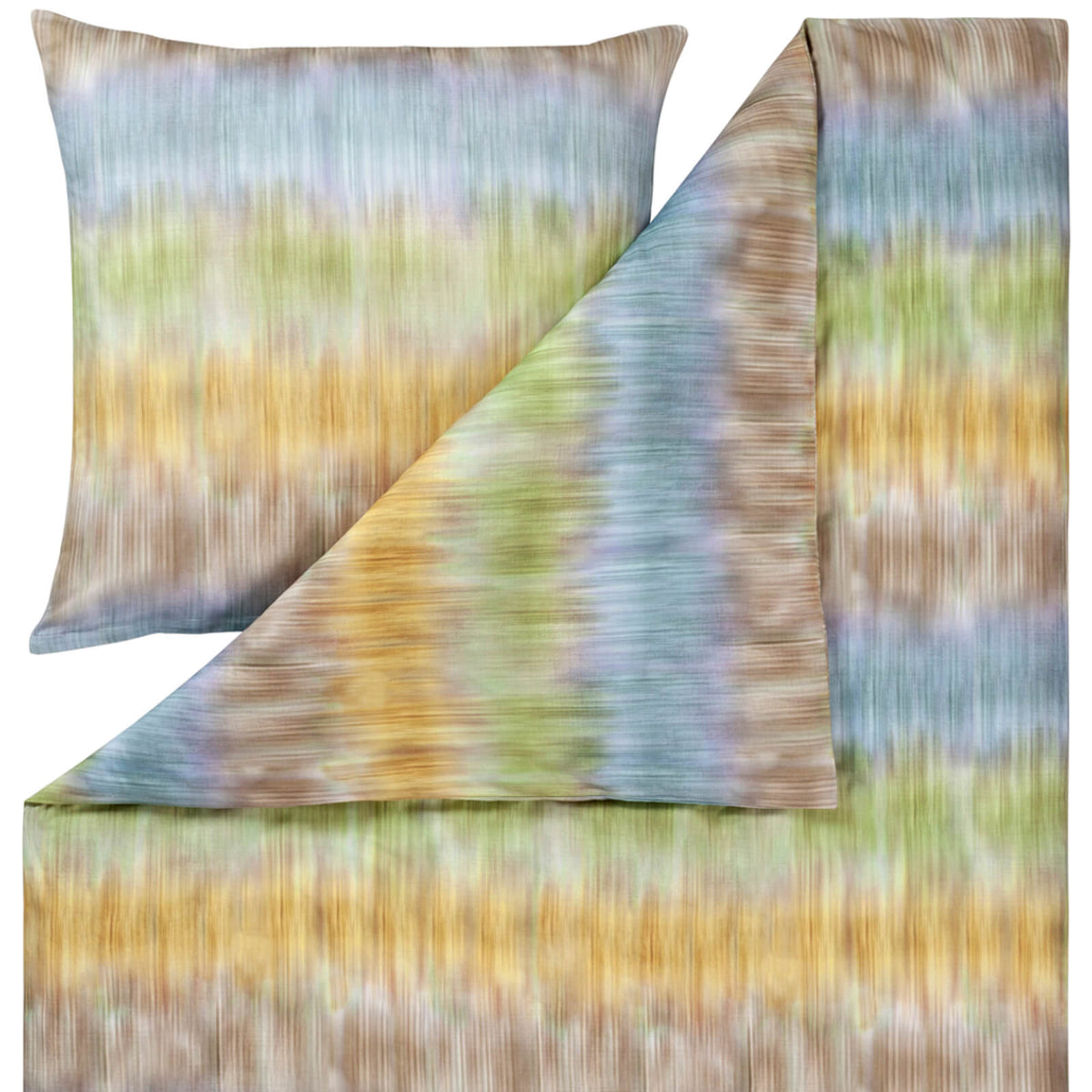 bettwaesche gestreift bunt mako satin