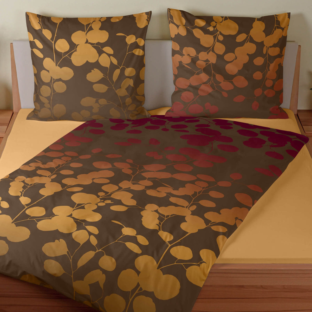 bettwaesche casatex gebluemt floral blaetter 