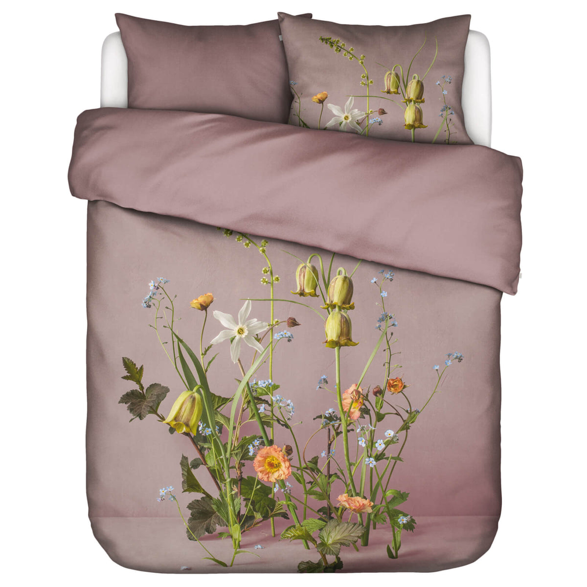 bettwaesche ficaria gebluemt floral rosenholz