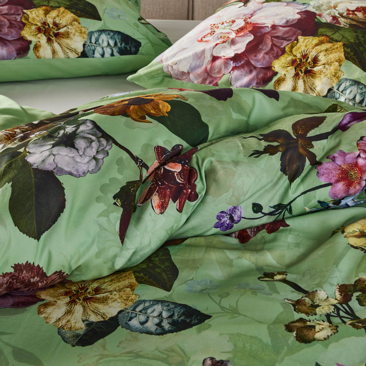 bettwaesche fleur gebluemt floral uni 