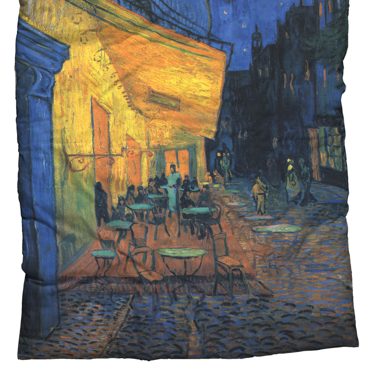 bettwaesche vincent van gogh kunstwerk malerei cafe abend