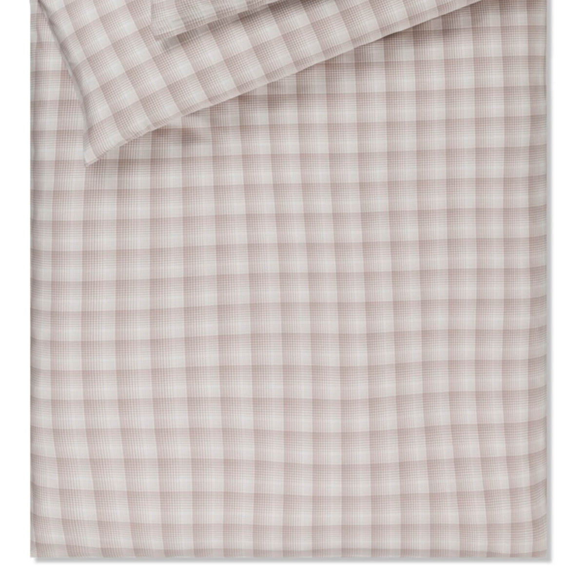 bettwaesche bettgarnitur kariert creme flanell