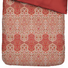 bettwaesche muster tischlaeufer rosen rot rosa baumwoll satin
