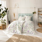 bettwaesche bettgarnitur floral gras gebluemt blueten pflanzen