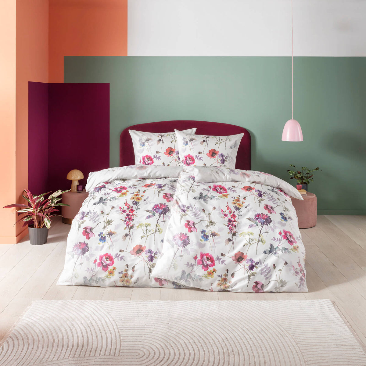 bettwaesche hailey kunst blumen bunt