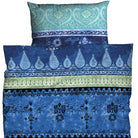 bettwaesche casatex blau tuerkis orientalisch mandala biber 
