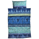 bettwaesche casatex blau tuerkis orientalisch mandala biber 