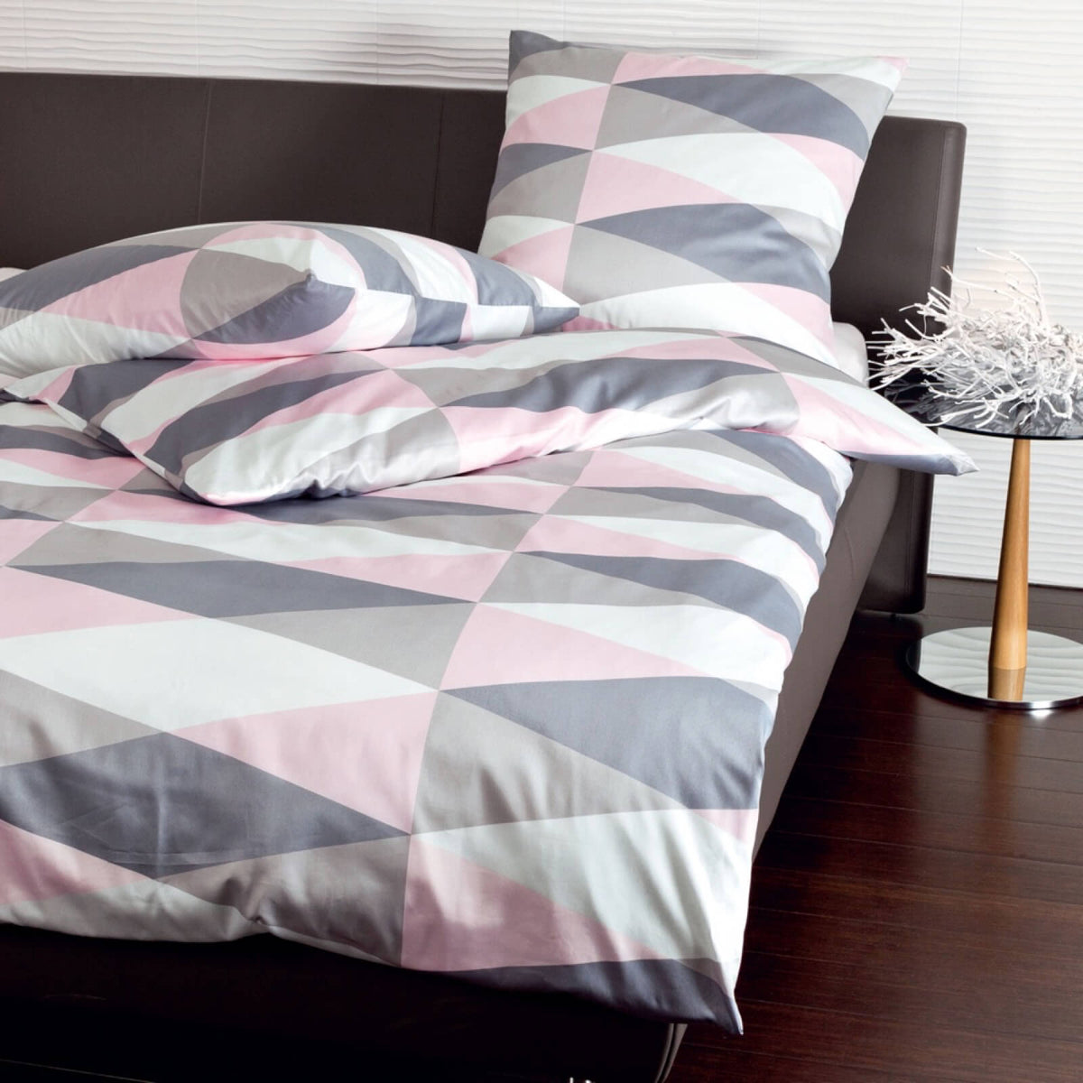 bettwaesche janine rosa taupe mako satin