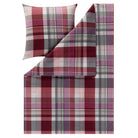 bettwaesche bettgarnitur karomuster flanell
