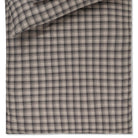 bettwaesche bettgarnitur kariert braun flanell
