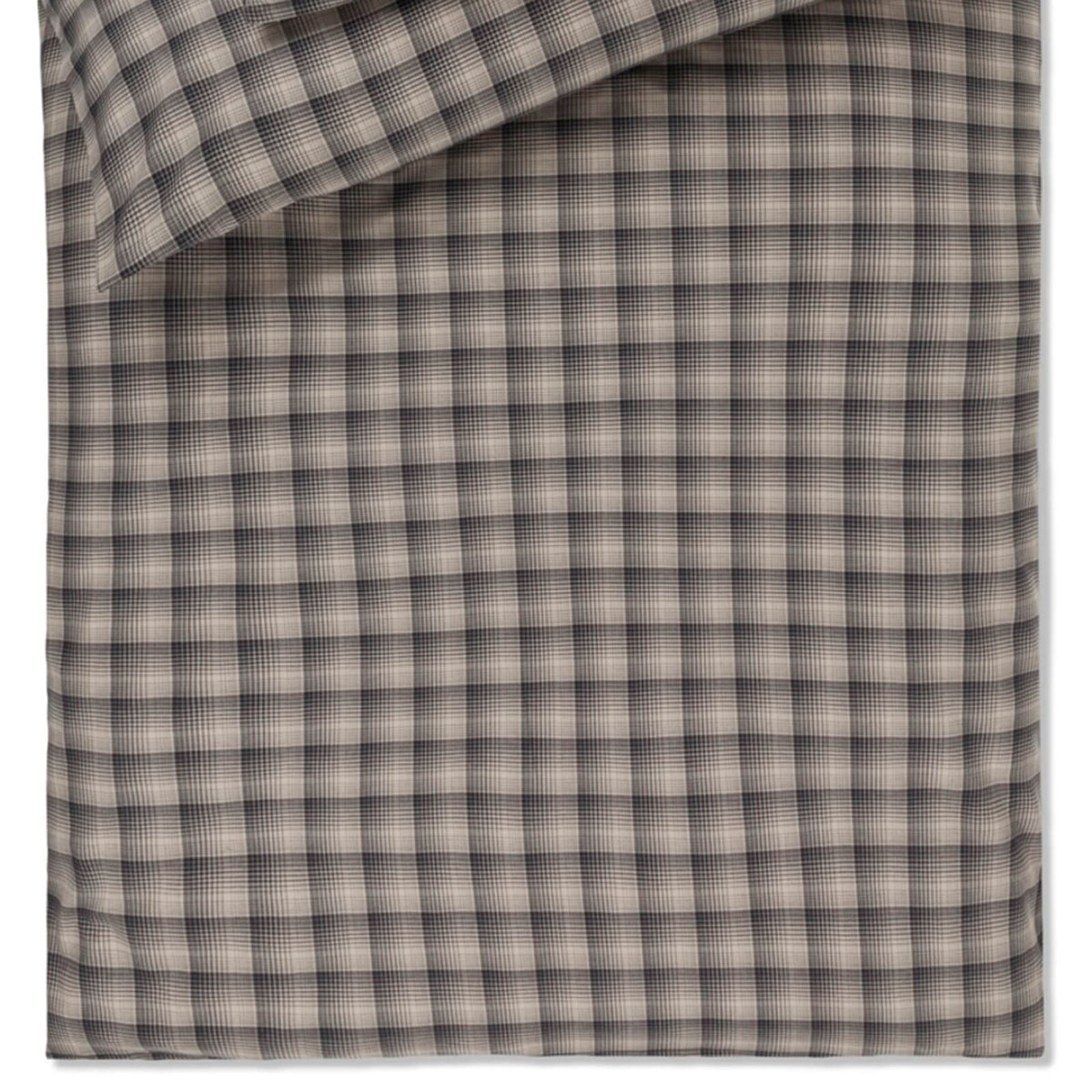 bettwaesche bettgarnitur kariert braun flanell