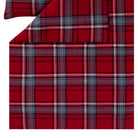 bettwaesche bettgarnitur karomuster rot