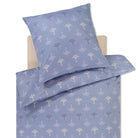 bettwaesche bettgarnitur cornflower gepunktet blau