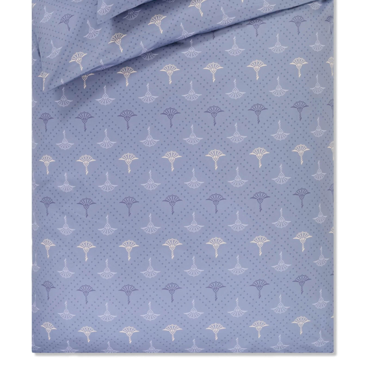 bettwaesche bettgarnitur cornflower gepunktet blau