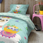 bettwaesche lama tier blumen gebluemt