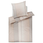bettwaesche bettgarnitur gestreift raubtiermuster cream