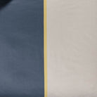 bettwaesche streifen dunkelblau grau beige baumwolle mako satin