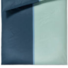 bettwaesche streifen dunkelblau mintgruen baumwolle mako satin