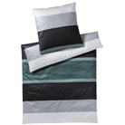 bettwaesche streifen linien gruen mako satin