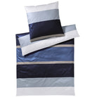 bettwaesche streifen linien blau weiß grau mako satin